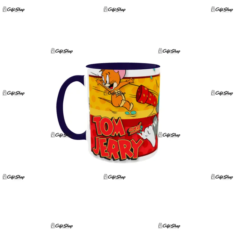 Tom and jerry, cana personalizata cu poza si text, 330ml, model 3337